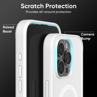 FLOLAB Surtect Tri-Fusion Magnetic for iPhone 16 Series Phone Case Surtect White Matte Translucent